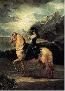 Francisco de Goya Equestrian portrait of Maria Teresa de Vallabriga oil painting